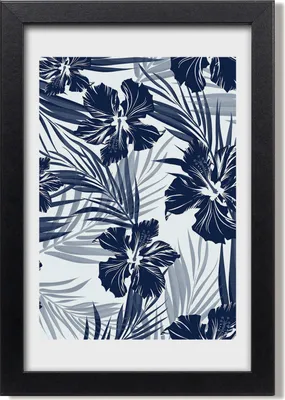 Produktbild von Bild 20x30 MDF-Rahmen, Wandkunst Tropische Blumen