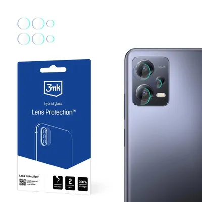 Produktbild von 3mk, Kameralinse Schutz Xiaomi Redmi Note 12 Pro Glas 4er, Transparent