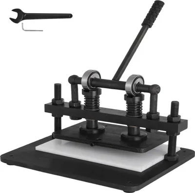 Produktbild von Lederschneidemaschine 260 x 150 mm Manuelle Stanzmaschine Hochleistungs-Lederprägemaschine Handpresse Form Lederstanzform Lederschneidemaschine für verschiedene Materialien