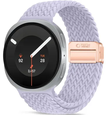 Produktbild von Armband für Galaxy Watch 9 40 mm / 44 mm / 8 40 mm / 44 mm / 8 Classic, Tech-Protect Nylonmag, Violett