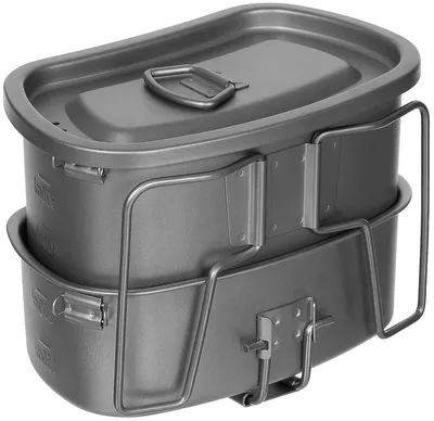 Produktbild von Fox Outdoor 3-teiliges Kochset, Titan