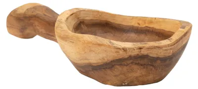 Zdjęcie produktu dla o Ferretti, miska do serwowania, łyżka, brązowa, 36x16x8 cm