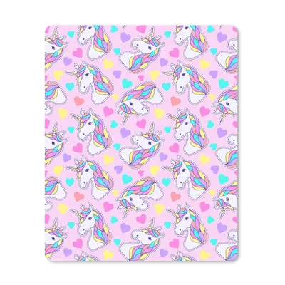 Produktbild von MuchoWow® Mauspad Mousepad Einhorn - Regenbogen - Muster 19x23 cm - Mousepads - Maus Mat - Pad - Mausunterlage - Mauspads - Spielen
