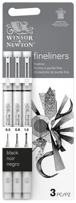 Immagine prodotto di Fodere tecniche Winsor & NEWTON, 3 pezzi nero Grande