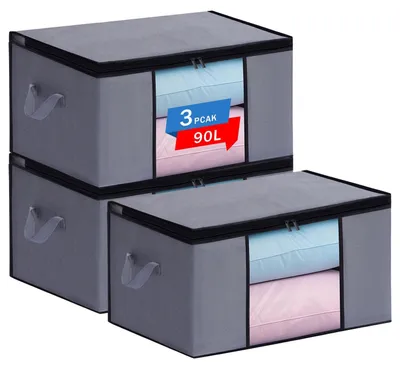 Obrázok produktu pre 3 úložné boxy na oblečenie, ktoré šetria priestor