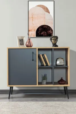 Produktbild von Skye Decor, Hochwertiger Konsolentisch (3-teilig) Sapphire Oak, 100 cm | 100% Melamin