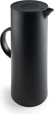 Obrázek produktu pro Termohrnek Ibili, sklo/plast, 11x29 cm, 1 l, černý