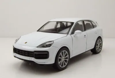 Produktbild von Welly 24092W Porsche Cayenne Turbo 2018 weiß 1:24