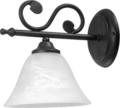 Produktbild von Rabalux 7771 Wandleuchte Dorothea, E14, schwarz-weiß, Mediterran, 21cm