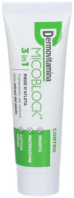 Produktbild von DERMOVITAMINA MICOBLOCK 3-in-1 Fußpilz-Behandlung, 30 ml
