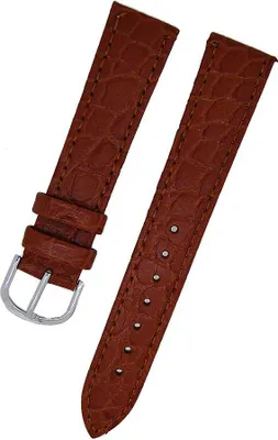 Produktbild von Uhrenarmband Piero Magli LEDER Havanna braun Kroko 20mm 03461107 NEU