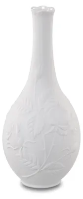 Produktbild von Weiße Porzellanvase von 21 cm