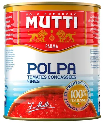Immagine prodotto di Mutti, polpa di pomodoro 790g – Purea di pomodoro di alta qualità, naturale e senza additivi