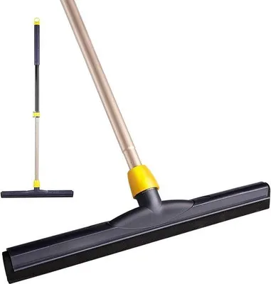 Obrázek produktu pro Teleskopický mop o délce 137 cm do garáže, koupelny, pro domácnost s domácími mazlíčky, na mramor, sklo a dlažbu