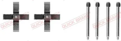 Produktbild von QUICK BRAKE 109-1266 Zubehörsatz, Scheibenbremsbelag x