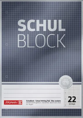 Produktbild von Schulbl A4 90g 50Bl Lin22 Premium