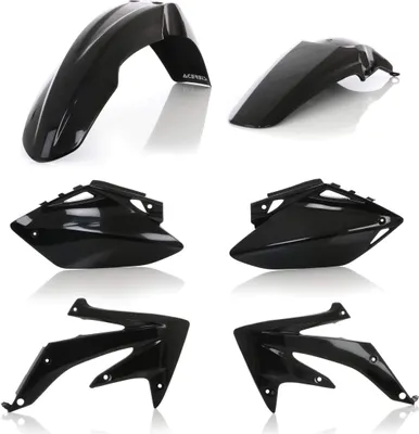 Productafbeelding van ACERBIS Kunststofset, 6-delig, zwart, voor HONDA CRF 450 R
