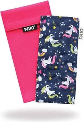 Produktbild von Frio Einhorn Diabetiker Insulin Kühltasche 8 x 18 cm | Für bis zu 2 Insulin Pens | Kühlt mit kaltem Wasser I Keine Kühlakkus notwendig | Wiederverwendbar