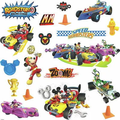 Obrázok produktu pre Wandaufkleber Mickey & The Roadster's Racing League