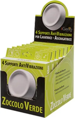 Immagine prodotto di I-Genio 927 Parti e accessori per lavatrici Zoccolo antivibrante 4 pezzi