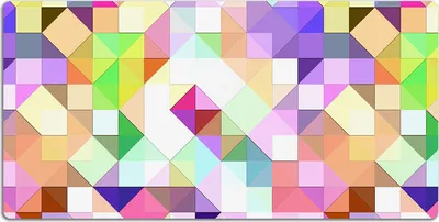 Produktbild von Schreibtischmatte Tischunterlage 90x45 cm Mauspad - Bunte Mosaik