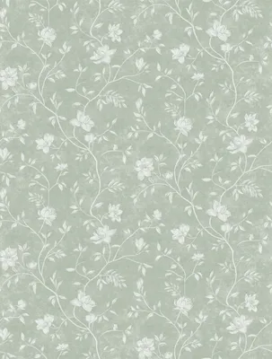 Obrázek produktu pro Sanders & Sanders tapeta květy světle šedozelená a bílá 53 cm x 10 m