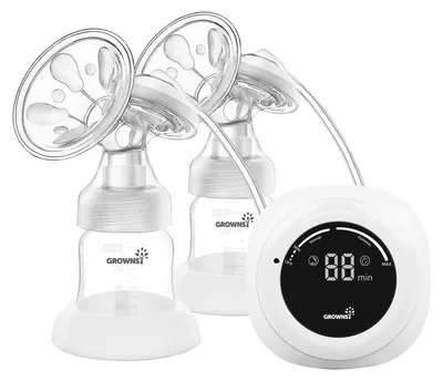 Image de Tire-lait électrique double Grownsy pour bébé