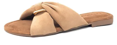 Image de Lazamani : Sandales plates beige pour le temps libre