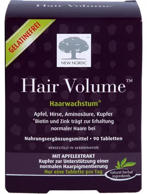 Produktbild von NEW NORDIC Hair Volume Haarwachstum Tabletten, 90 St. Tabletten