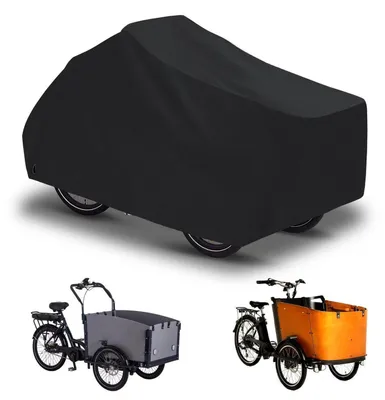 Produktbild von Lastenrad Abdeckung wasserdicht 225x105x110 cm 600D Oxford Schwarz