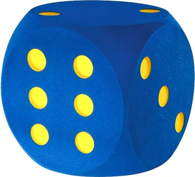 Produktbild von Volley Schaumstoffwürfel, Blau, 50 cm