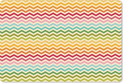 Produktbild von MuchoWow® Schreibtischunterlage Muster - Regenbogen - Retro 60x40 cm - XXL Mauspad - Großes Mauspad