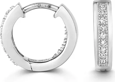 Produktbild von 9 Karat (375) Weißgold Damen - Diamant Ohrklemme Brillant-Schliff 0.09 Karat GH - SI; TRS313879KW