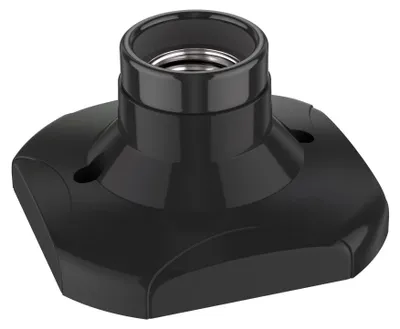 Obrázek produktu pro Stropní svítidlo/držák lampy, černý, 1x patice E27, max. 60W