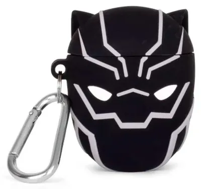 Productafbeelding van ThumbsUp! PowerSquad AirPods hoesje, Black Panther, 3D-siliconen