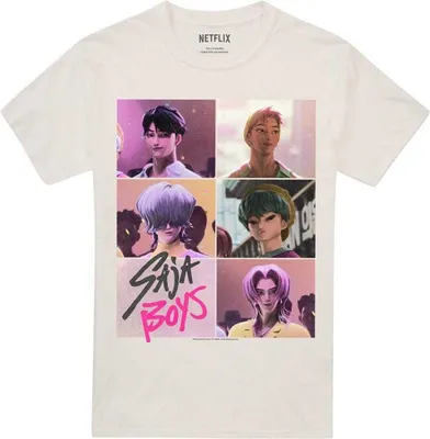 Produktbild von K-Pop Demon Hunters - "Era" T-Shirt für Herren/Damen Uni TV20366 (3XL) (Natürlich)