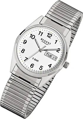 Produktbild von Regent Armbanduhr silber F-292 Herren Analog-Quarzuhr URF292