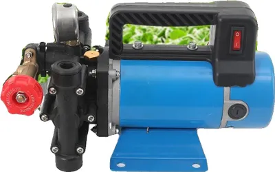 Immagine prodotto di Pompa elettrica agricola ad alta pressione, 200 W, 24 V, portata 16 l/min, pressione regolabile 0-30 kg, area di aspirazione 3-5 metri