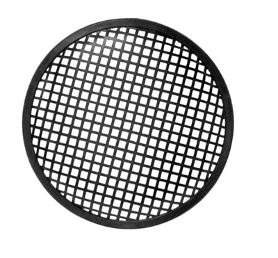Image de Grille de haut-parleur en métal noir de 8 po