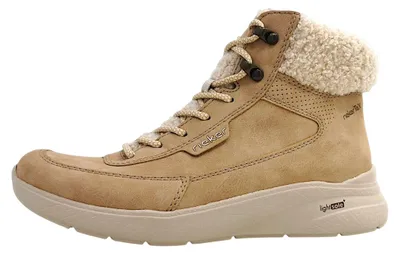 Immagine prodotto di Stivali da donna Rieker, beige, con lacci, adatti al tempo libero