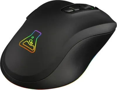 Zdjęcie produktu dla Mysz Gamingowa Bezprzewodowa The G-Lab KULT-KRYPTON, 6400 DPI, Podświetlenie 7 Kolorów, Czarna