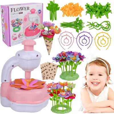 Produktbild von Blumenpresse, Bastelset für Kinder, basteln, Bastelset
