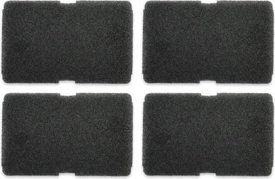 Image de INF 4 pack de filtres en mousse pour sèche-linge compatibles avec Le noir Beko Elektra Grundig 2964840100