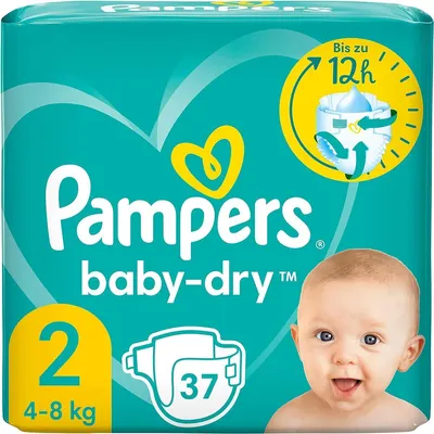 Produktbild von Pampers Windeln baby-dry Größe 2 Mini 4-8 kg 37 Stück