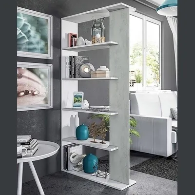 Produktbild von Bücherregal - Bibliothek Weiß 25x90x180 cm