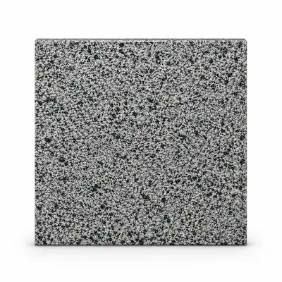 Produktbild von Granitios Terrassenplatte, 12er-Set, Schwarz/Weiß - 30 x 30 x 2 cm, wetterfeste Natursteinfliese aus Granit für Innen- & Außenbereich, 1m²