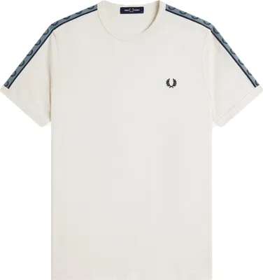 Zdjęcie produktu dla Fred Perry Contrast Tape Ringer T-shir Biały