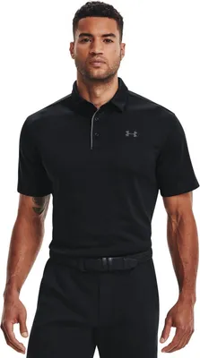 Image de Under Armour - Polo "Tech" pour homme RW9624 (S) (Noir/Graphite)