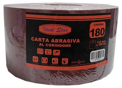 Immagine prodotto di CARTA ABRASIVA CARDINALE grana 180 - rotolo mm 115x100mt
