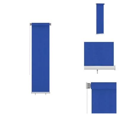 Produktbild von vidaXL Außenrollo 60x230 cm Blau HDPE - Jalousien & Rollos